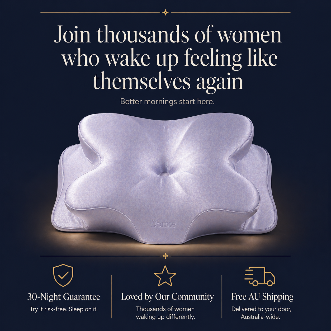 Dorme Silk Contour Pillow