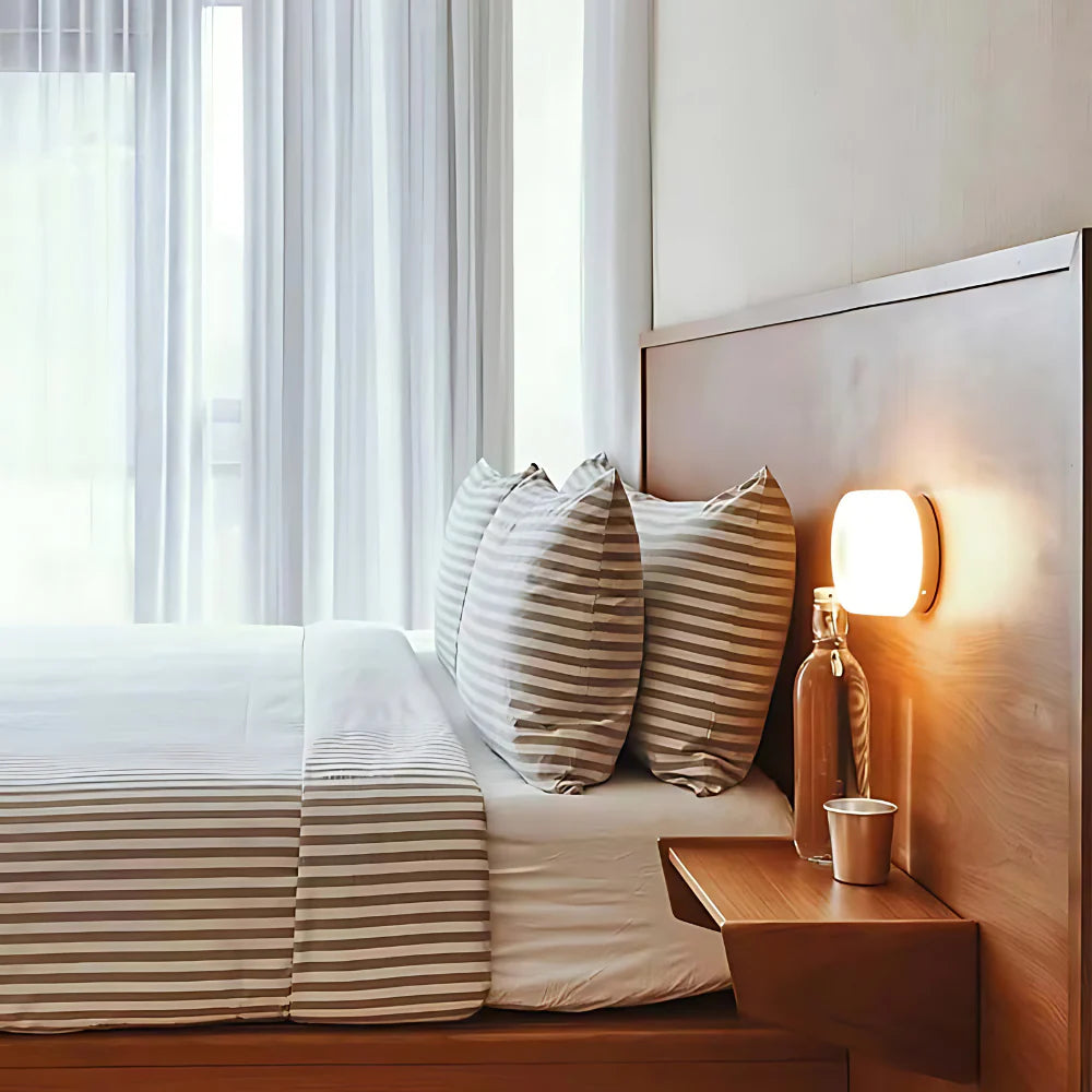 Wall Light | Modern Dimpled Acrylic with Smart Light Sensor 7