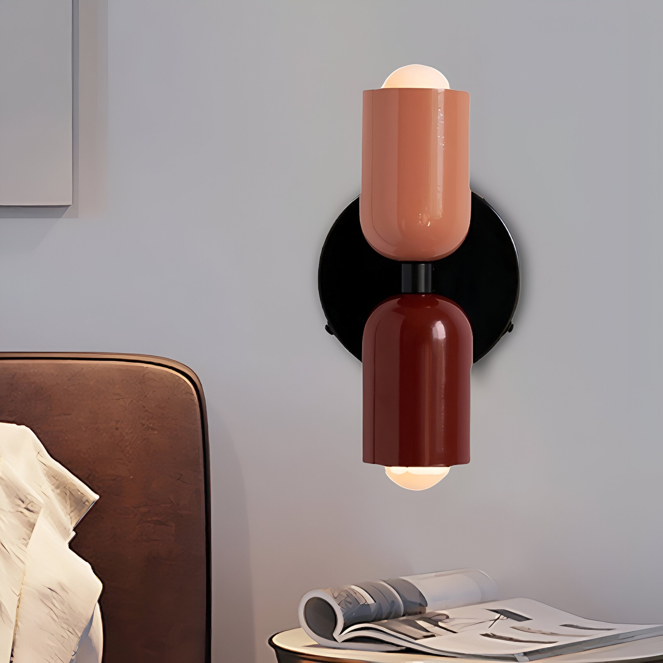Wall Light | Nordic Double Head Painted Iron Modern Fixture 3