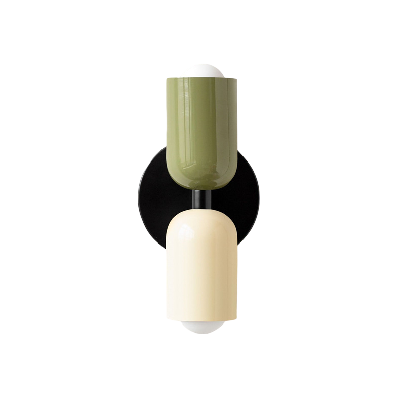 Wall Light | Nordic Double Head Painted Iron Modern Fixture 30