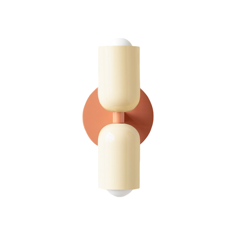 Wall Light | Nordic Double Head Painted Iron Modern Fixture 37