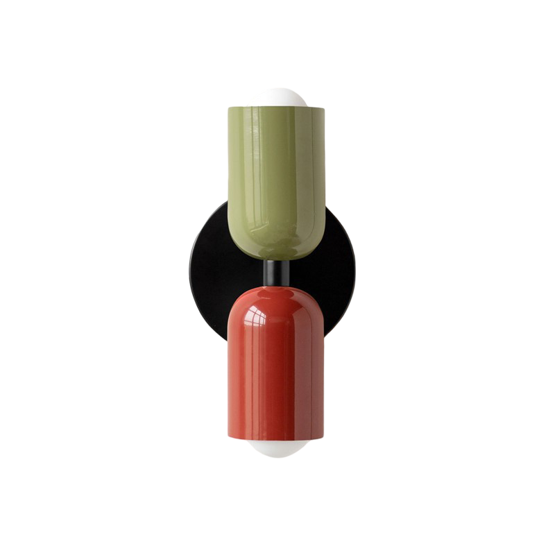 Wall Light | Nordic Double Head Painted Iron Modern Fixture 44