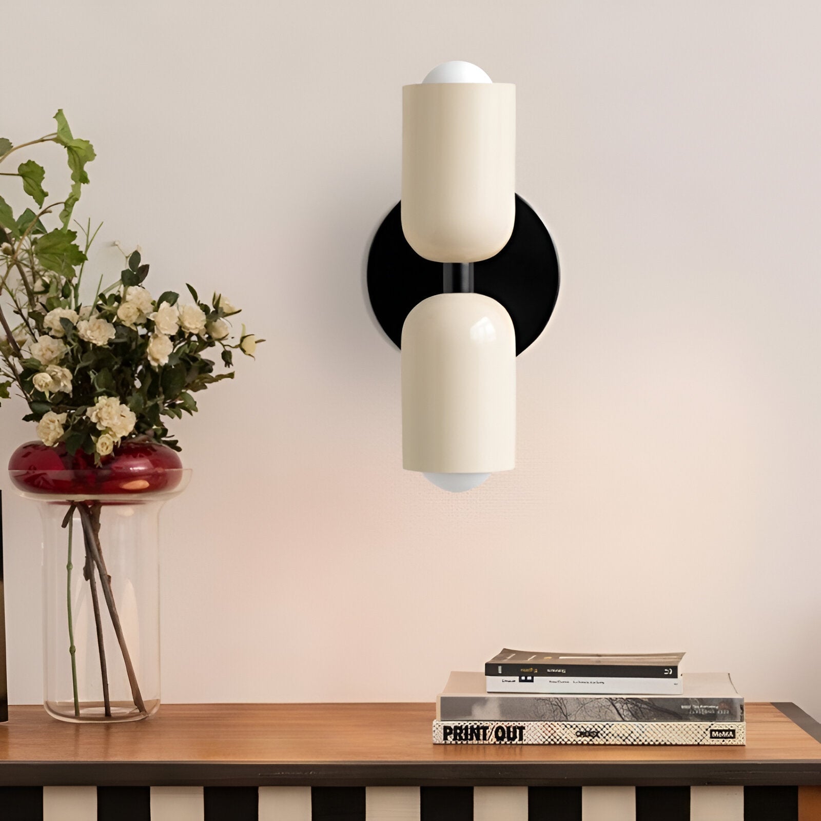 Wall Light | Nordic Double Head Painted Iron Modern Fixture 8
