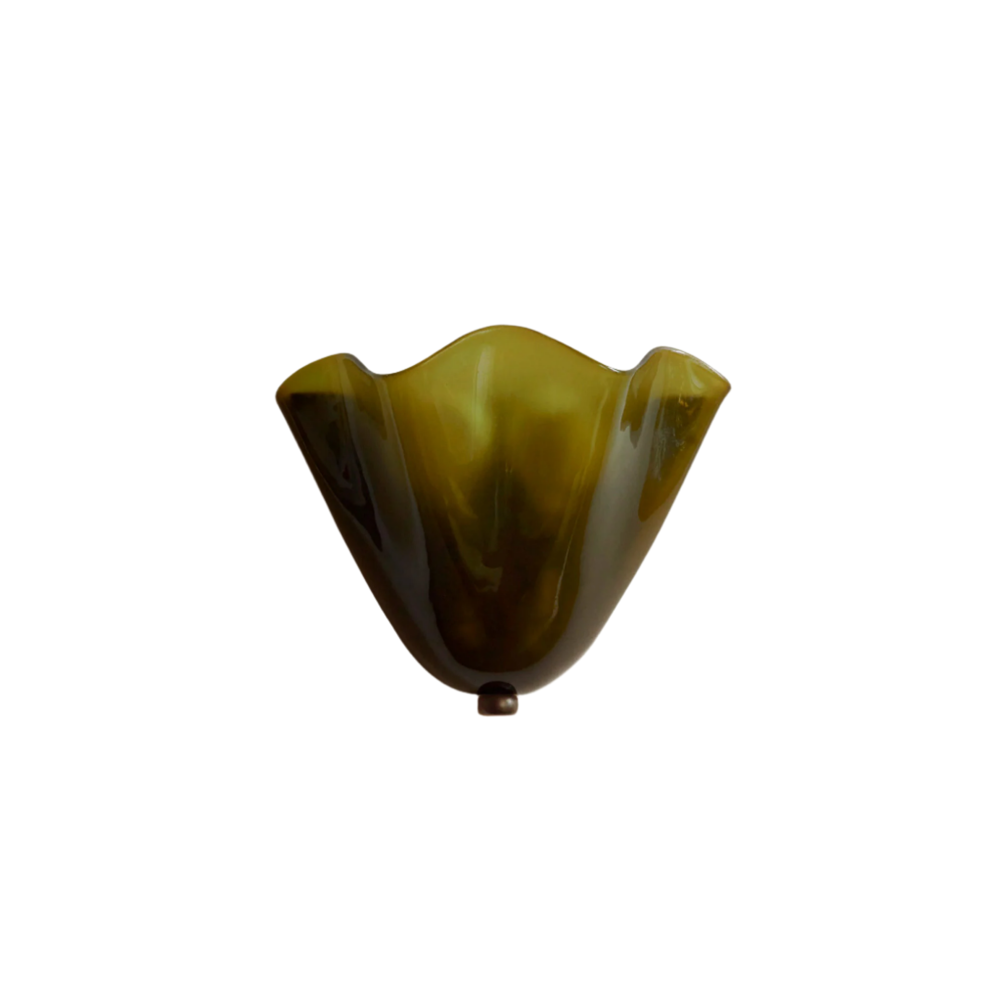 Wall Sconce | Retro Colored Glass Shell Design for Vintage Elegance 1