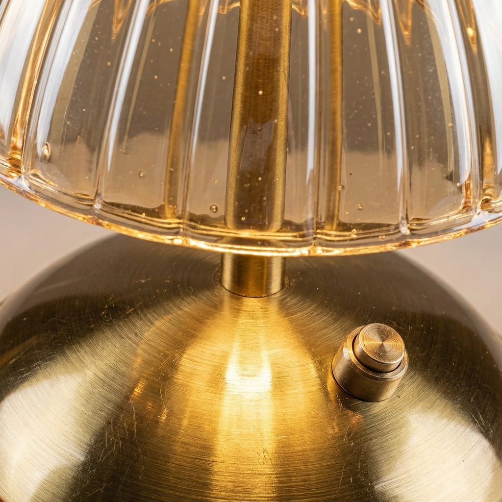 Table Lamp | Acrylic Mushroom Shape Wireless LED Warm Light Ambient