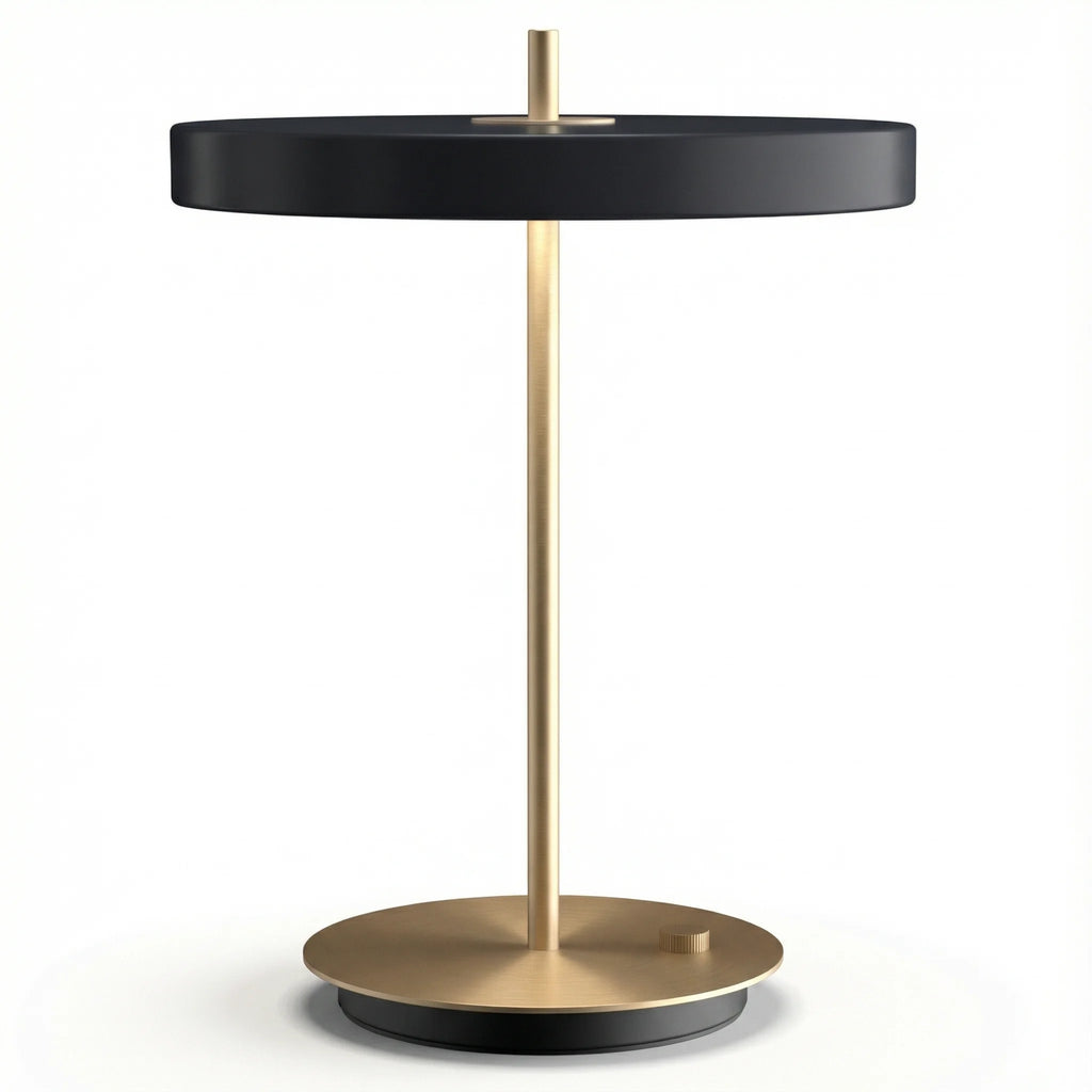Bedside Table Lamp | Iron Glass Wireless Dimmable Warm Light