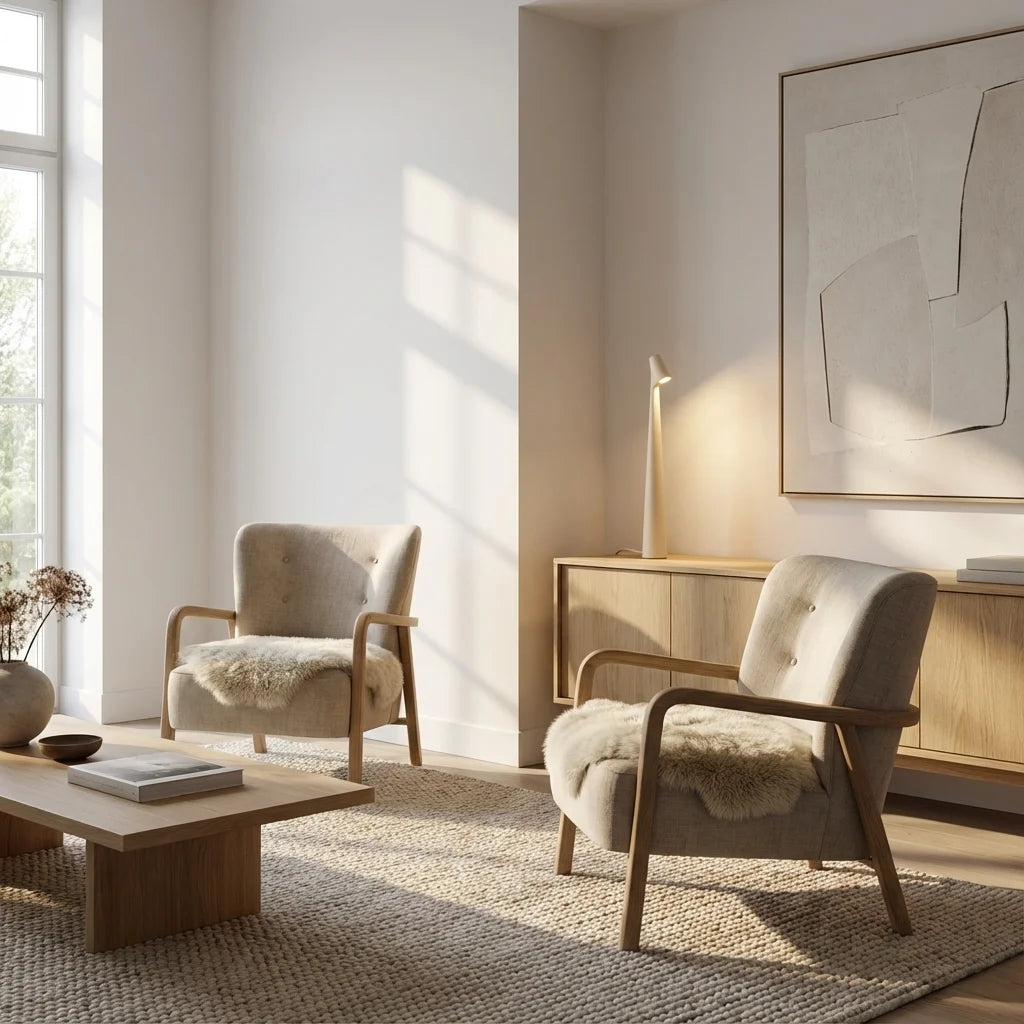 Cordless Dimmable Nordic Bedside Lamp | Minimalist Portable LED Light