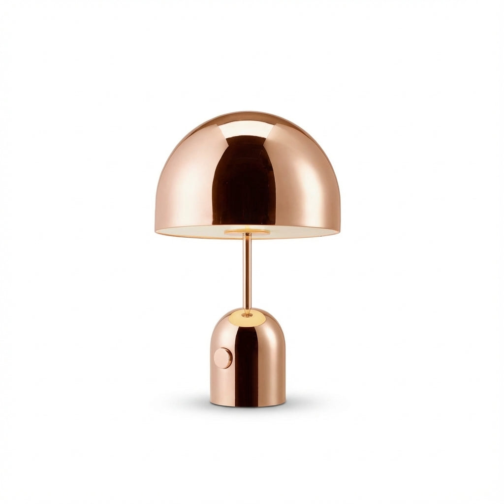 Table Lamp | Modern Metal Bell Design with Ambient Glow