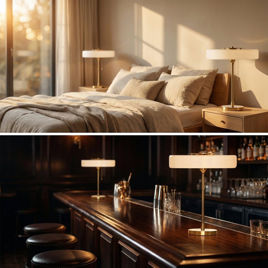 Table Lamp | Vintage-Inspired Metal Design with Warm Glow