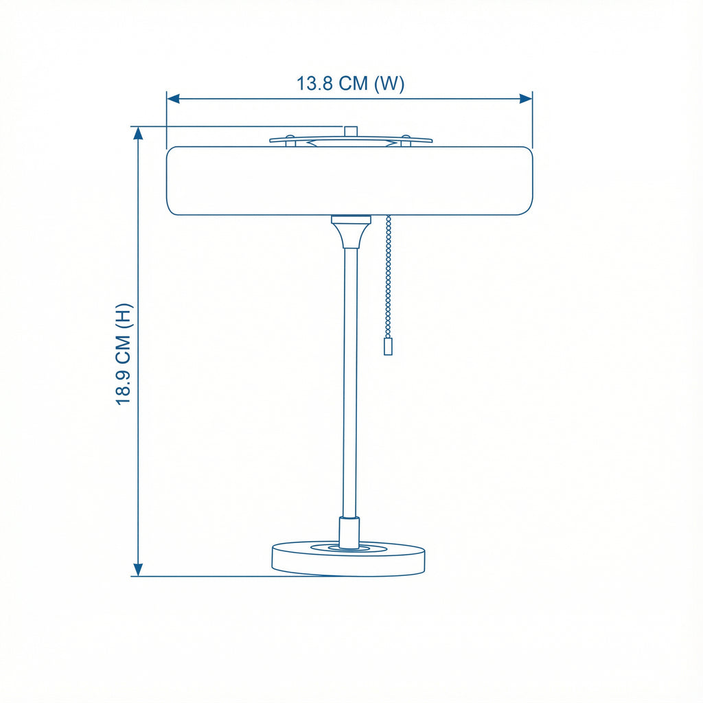Table Lamp | Vintage-Inspired Metal Design with Warm Glow